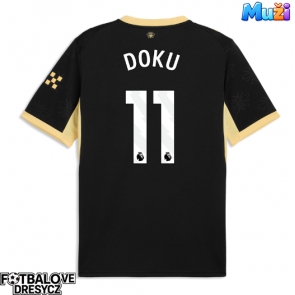 Manchester City Jeremy Doku #11 Venkovní Dres 2026-27 Krátký Rukáv
